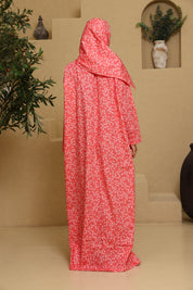 Praying Dress - Coral Flowers