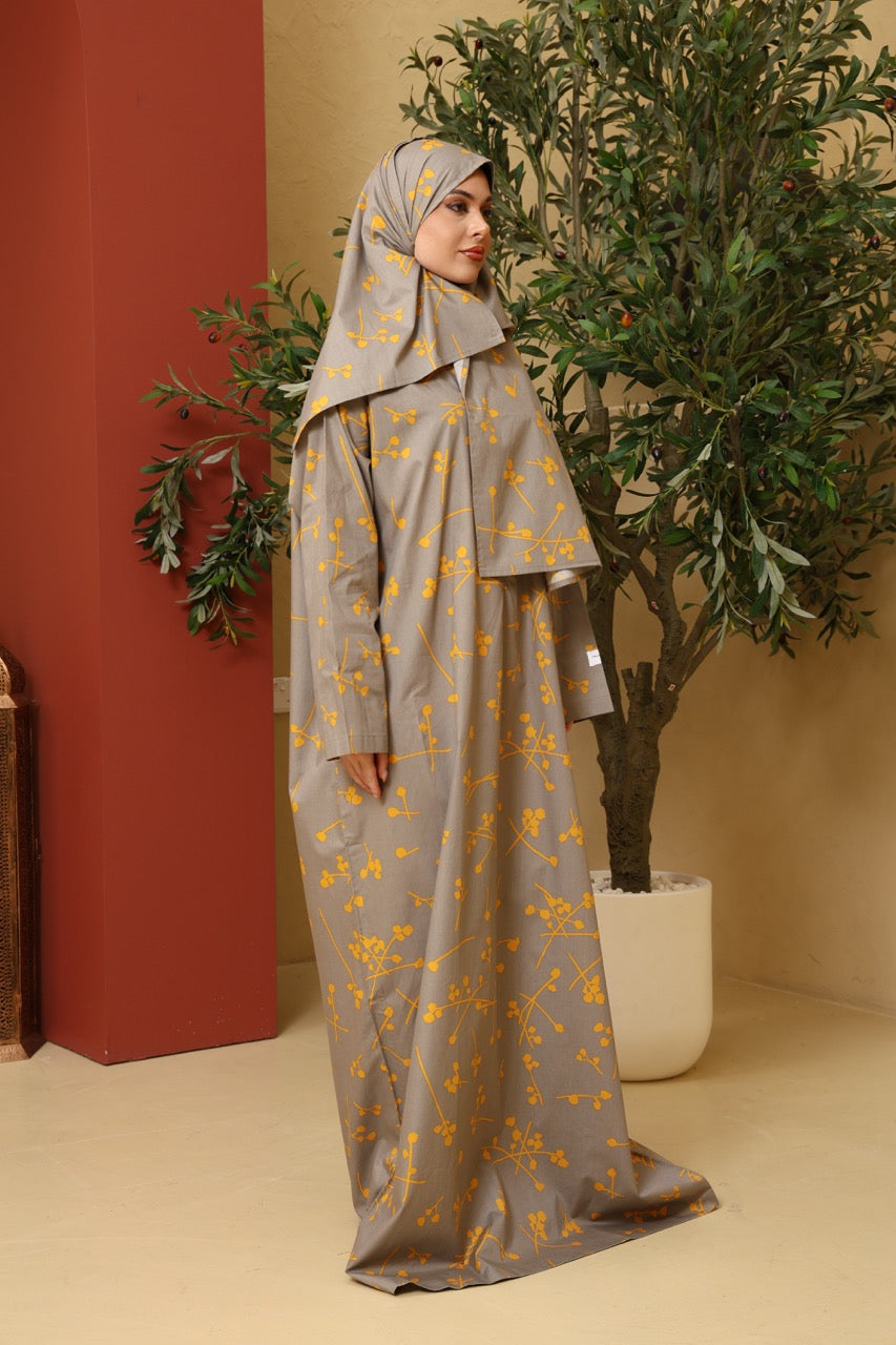 Praying Dress - Orange Branch