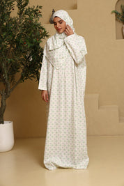 Praying Dress - Outlined Flowers