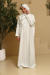 Praying Dress - Outlined Flowers