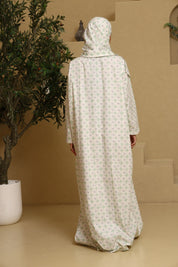 Praying Dress - Outlined Flowers