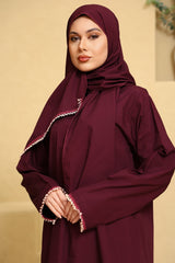 Praying Dress - Merlot Red