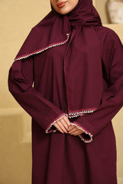 Praying Dress - Merlot Red