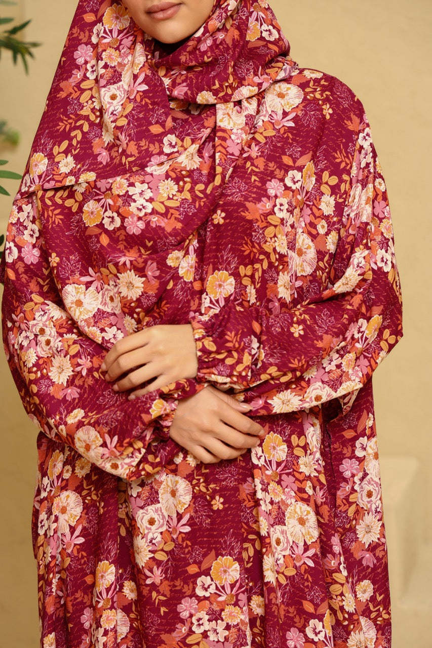 Praying Dress - Red Roses