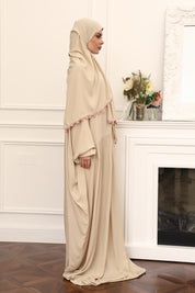 Prayer Set - Beige Leafs