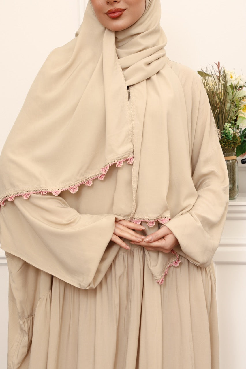 Prayer Set - Beige Leafs