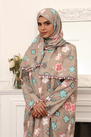 Praying Dress - Big Brown Flower