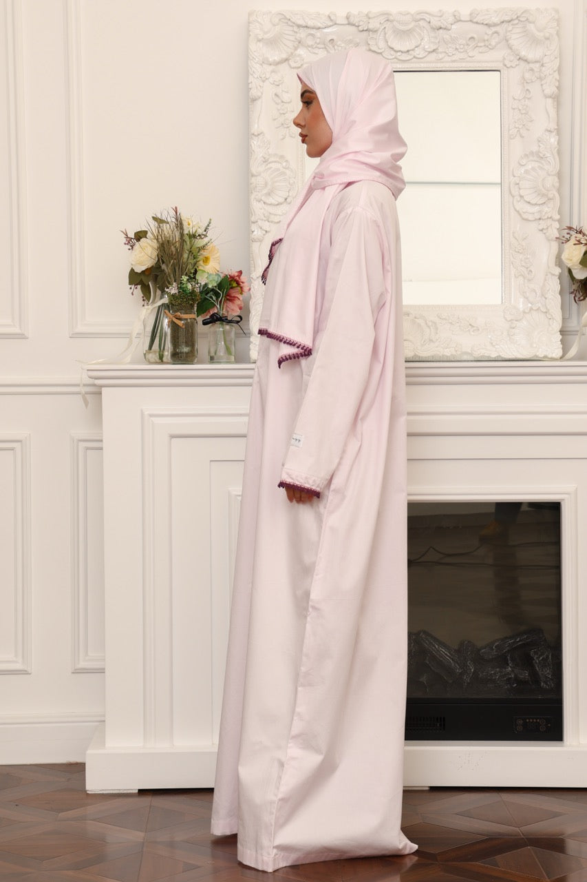 Praying Dress - Light Pink & Purples