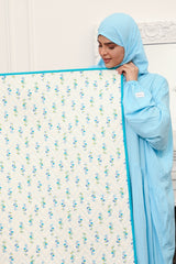 Prayer Mat - Blue Petals
