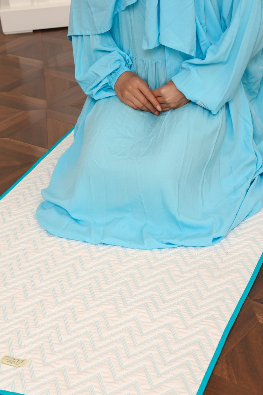 Prayer Mat - Blue Petals