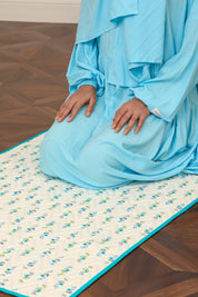 Prayer Mat - Blue Petals