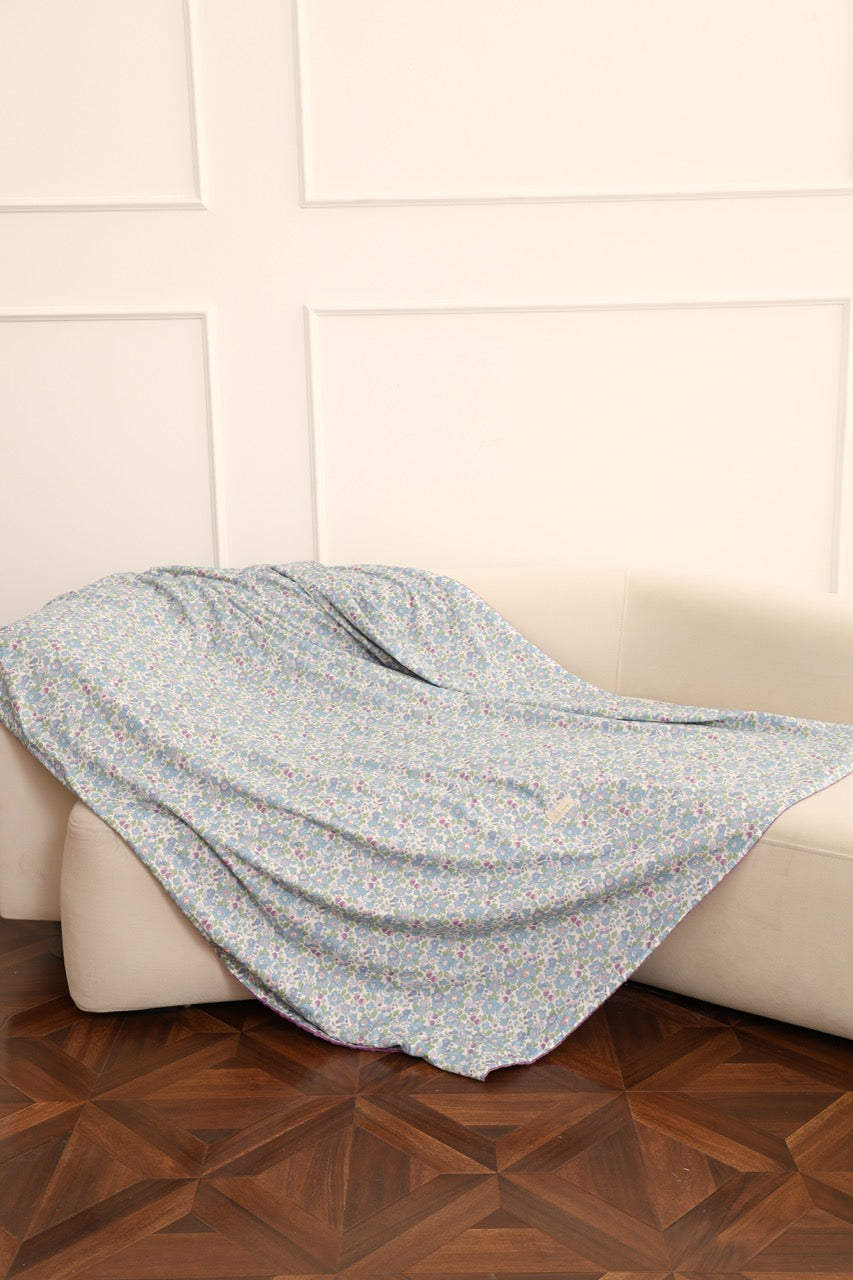 Lap Size Blanket - Liberty Betsy Blue