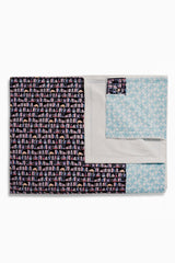 Lap Size Blanket - Blue Book Worm