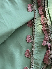 Praying Sheila - Greens & Pinks