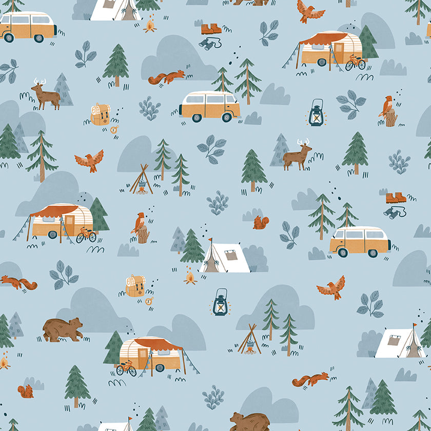Print - Camp Woodland Print 2 - 0.5yd