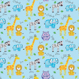 Print - Friends & Crayon Stripes Print 9 - 0.5yd