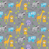 Print - Friends & Crayon Stripes Print 2 - 0.5yd