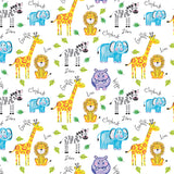 Print - Friends & Crayon Stripes Print 11 - 0.5yd