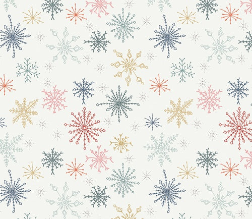 Print - Make Snow Flurries - 0.5yd