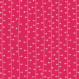 Print - String Lights Carmin - 0.5yd