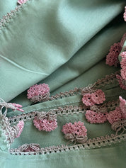 Praying Sheila - Greens & Pinks