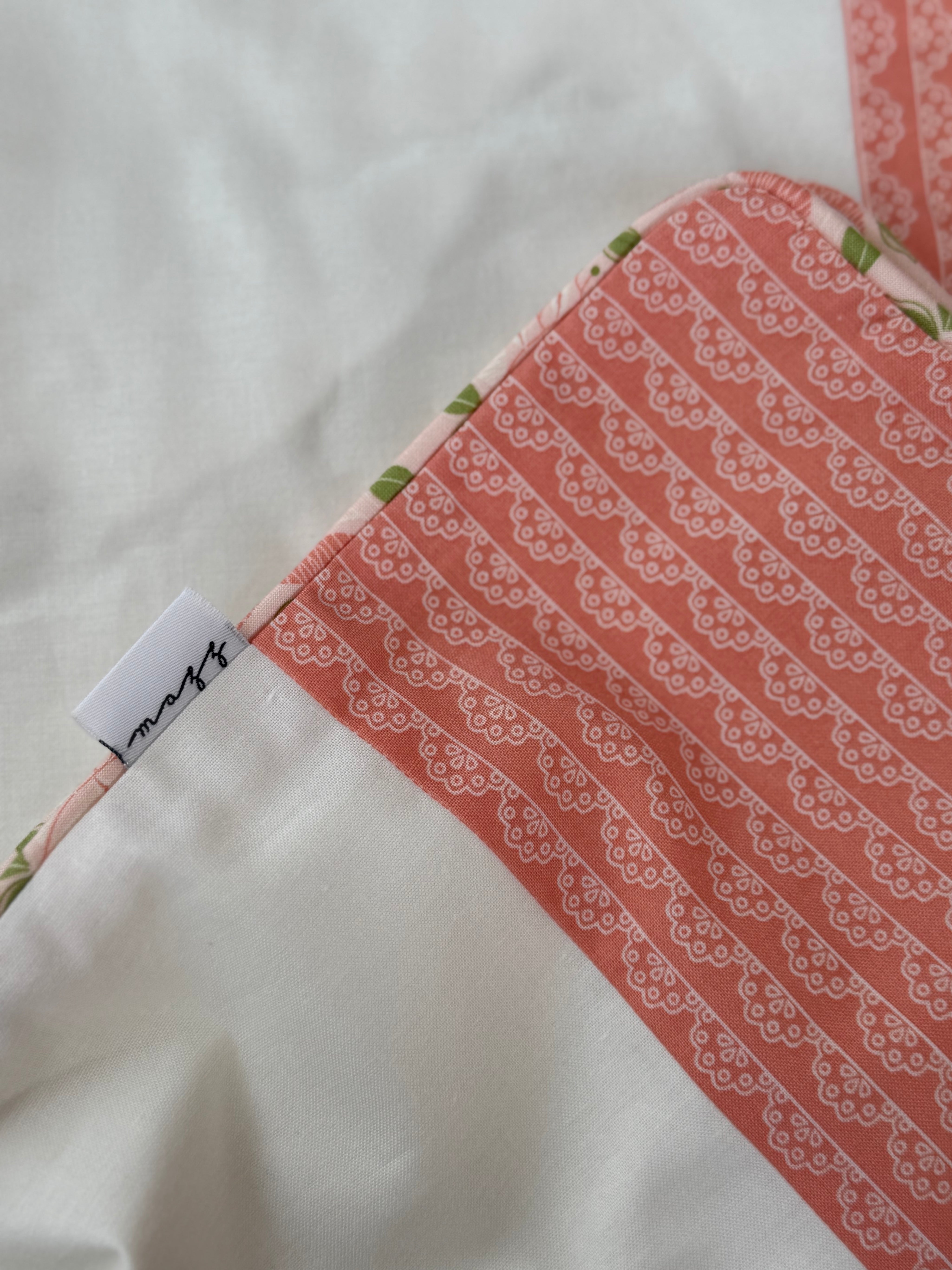 Pretty Peach Baby Set - Blanket, Doshak, Baby Jalabiya & Swaddle