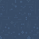 Print - Decostitch Element Indigo Sky - 0.5yd
