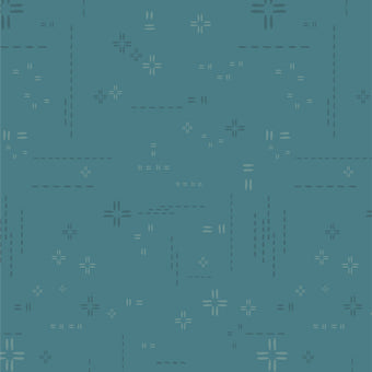 Print - Decostitch Element Teal Fog - 0.5yd