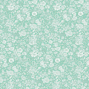 Liberty Lasenby Cotton - Emily Belle Soft Mint - 0.5m