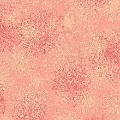 Print - Floral Element Blush - 0.5yd