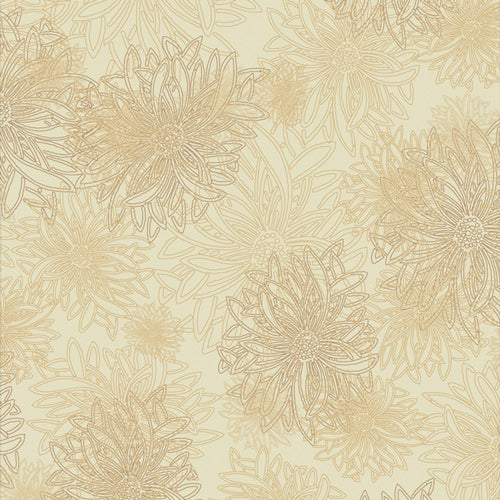 Print - Floral Element Sand - 0.5yd