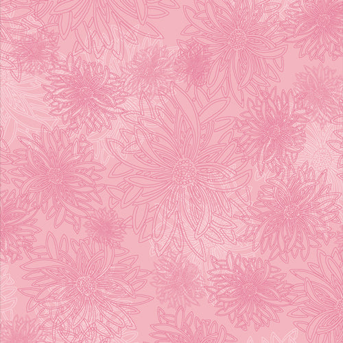 Print - Floral Element Sugar Pink - 0.5yd