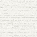 Print - Lyricists Diary White - 0.5yd