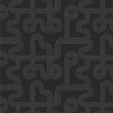 Print - Winding Course Black - 0.5yd