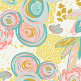 Print - Sprayed Blooms Reverie - 0.5yd