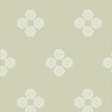Print - Droplet Petal Vert - 0.5yd