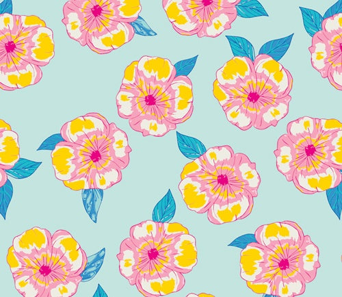 Print - Polynesian Petals - 0.5yd