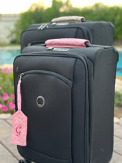 Travel Tag Set - Pink Heart