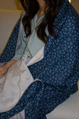 Lap Size Blanket - Liberty Valeria Mia Blue