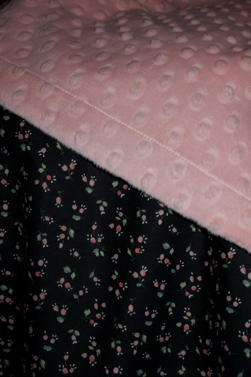 Lap Size Blanket - Liberty Valeria Mia Black