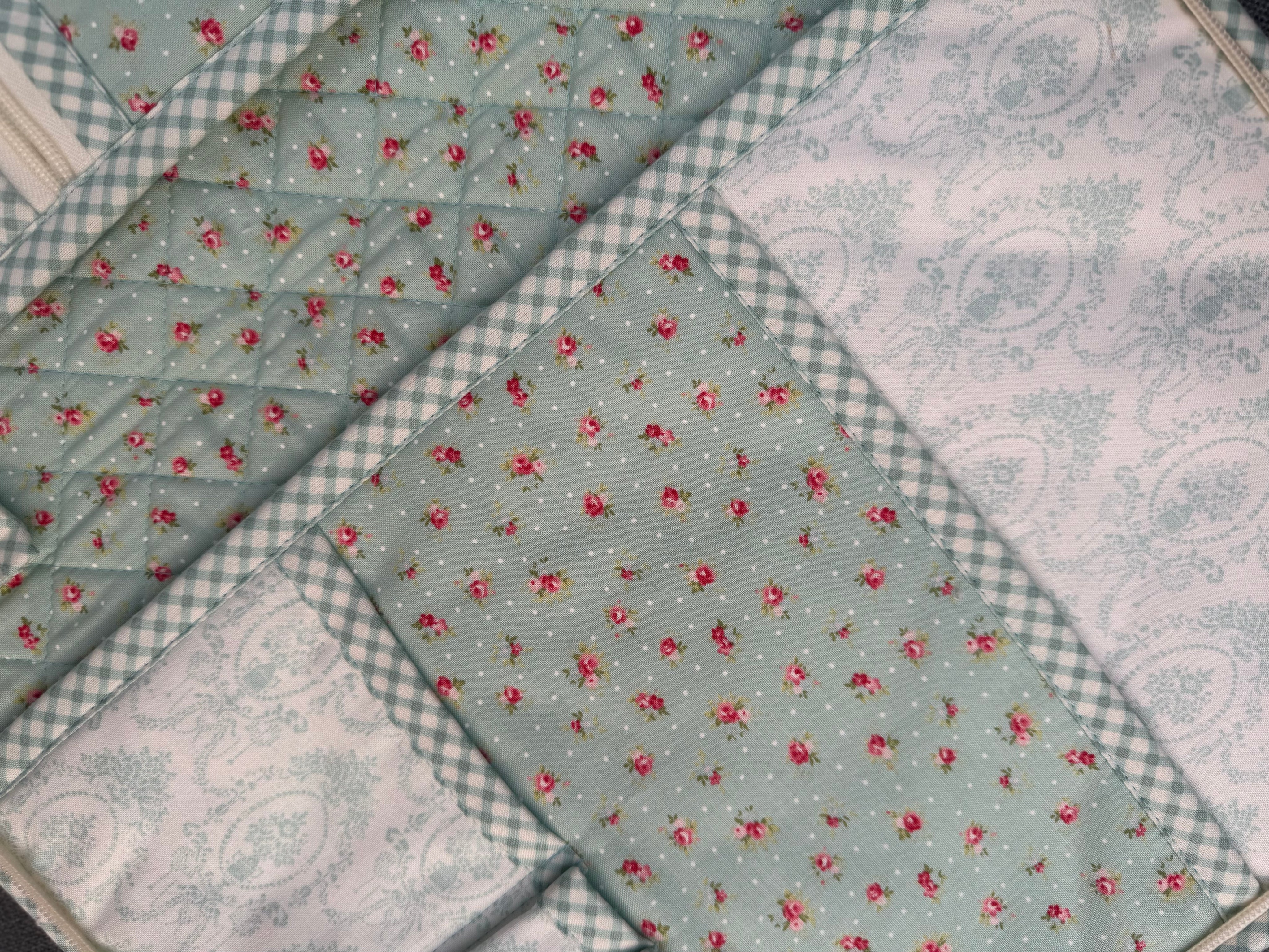 Multi-Pocket Organizer - Floral Blues