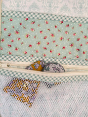 Multi-Pocket Organizer - Floral Blues