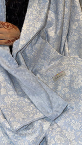 Lap Size Blanket - Liberty Emily Belle Pale Sky
