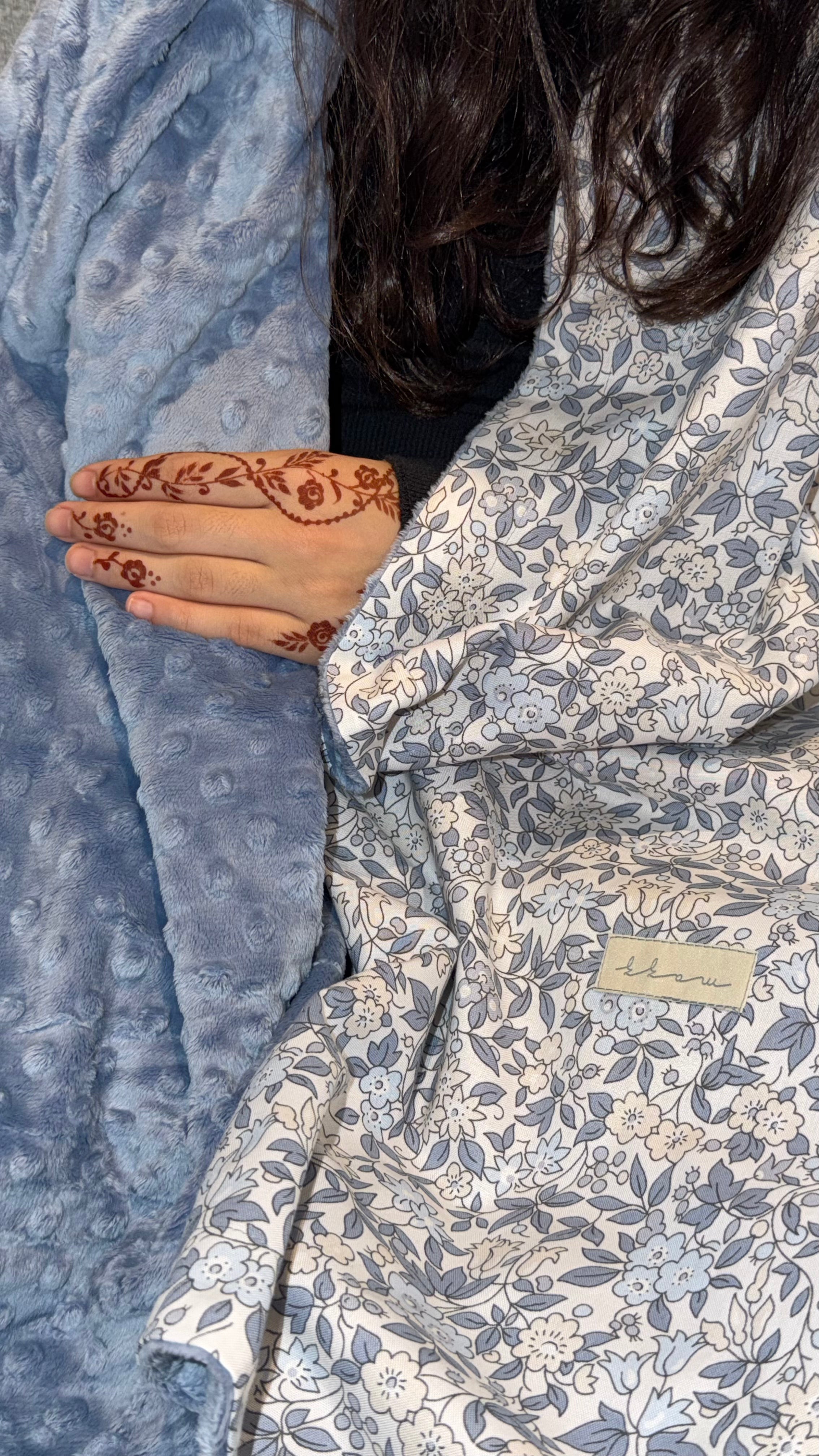 Lap Size Blanket - Liberty Trailing Blossom B