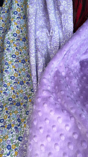 Lap Size Blanket - Liberty Emily Annabelle X Emily Belle Mauve