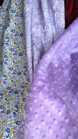 Lap Size Blanket - Liberty Emily Annabelle X Emily Belle Mauve