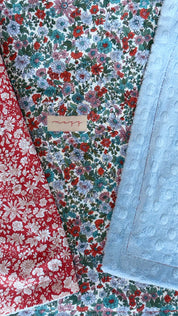Lap Size Blanket - Liberty Emily Annabelle X Emily Belle Paprika