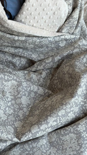 Lap Size Blanket - Liberty Emily Annabelle Parchment