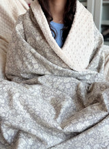 Lap Size Blanket - Liberty Emily Annabelle Parchment