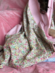 Lap Size Blanket - Liberty Emily Annabelle Pink